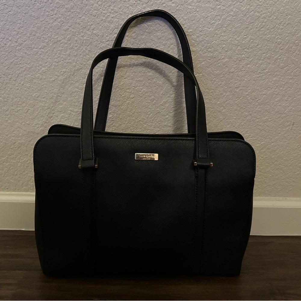 Great Condition - Kate Spade Black Leather Bag - Comes with Dust Bag